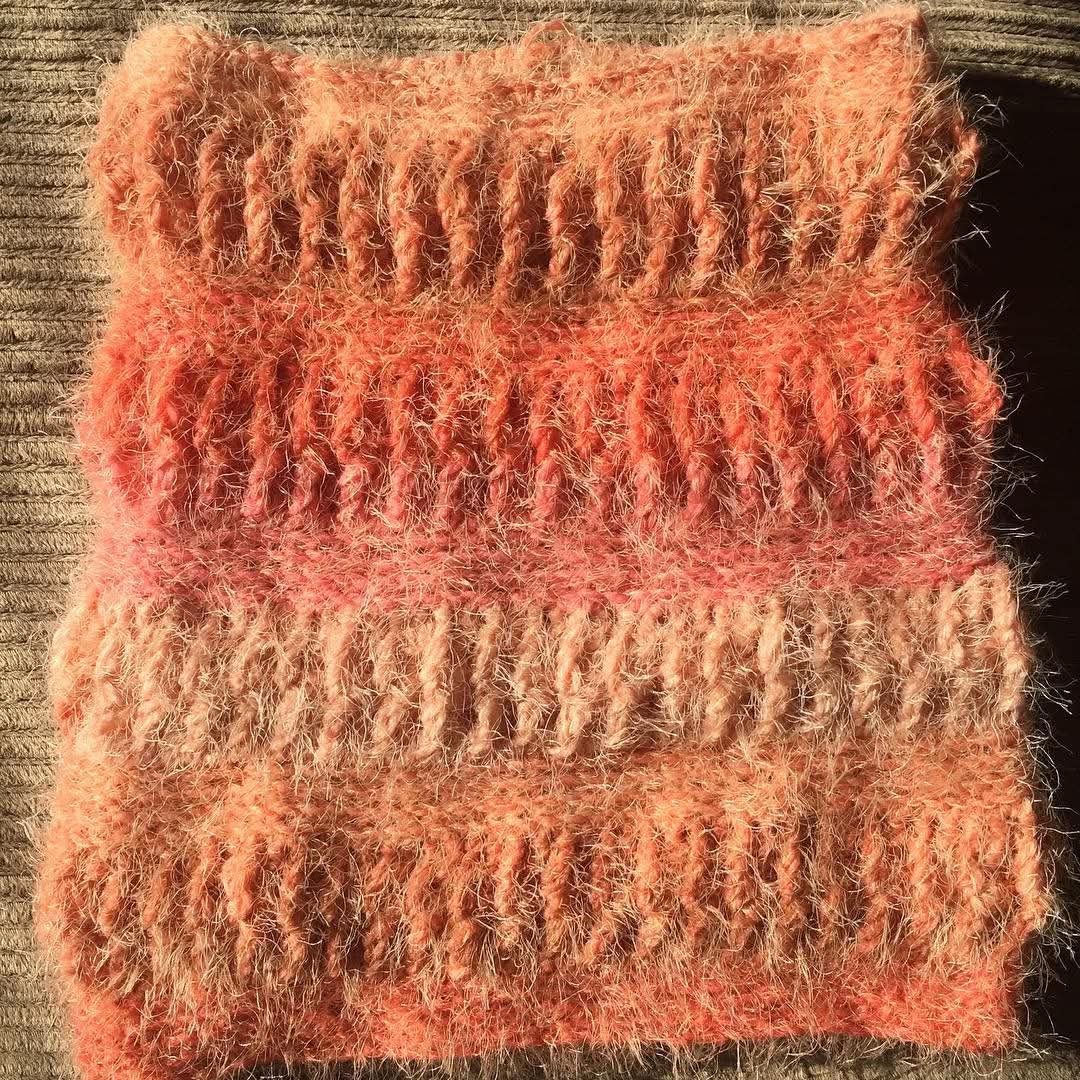 Handmade Fuzzy Crochet Scarf – Soft, Warm & Stylish
