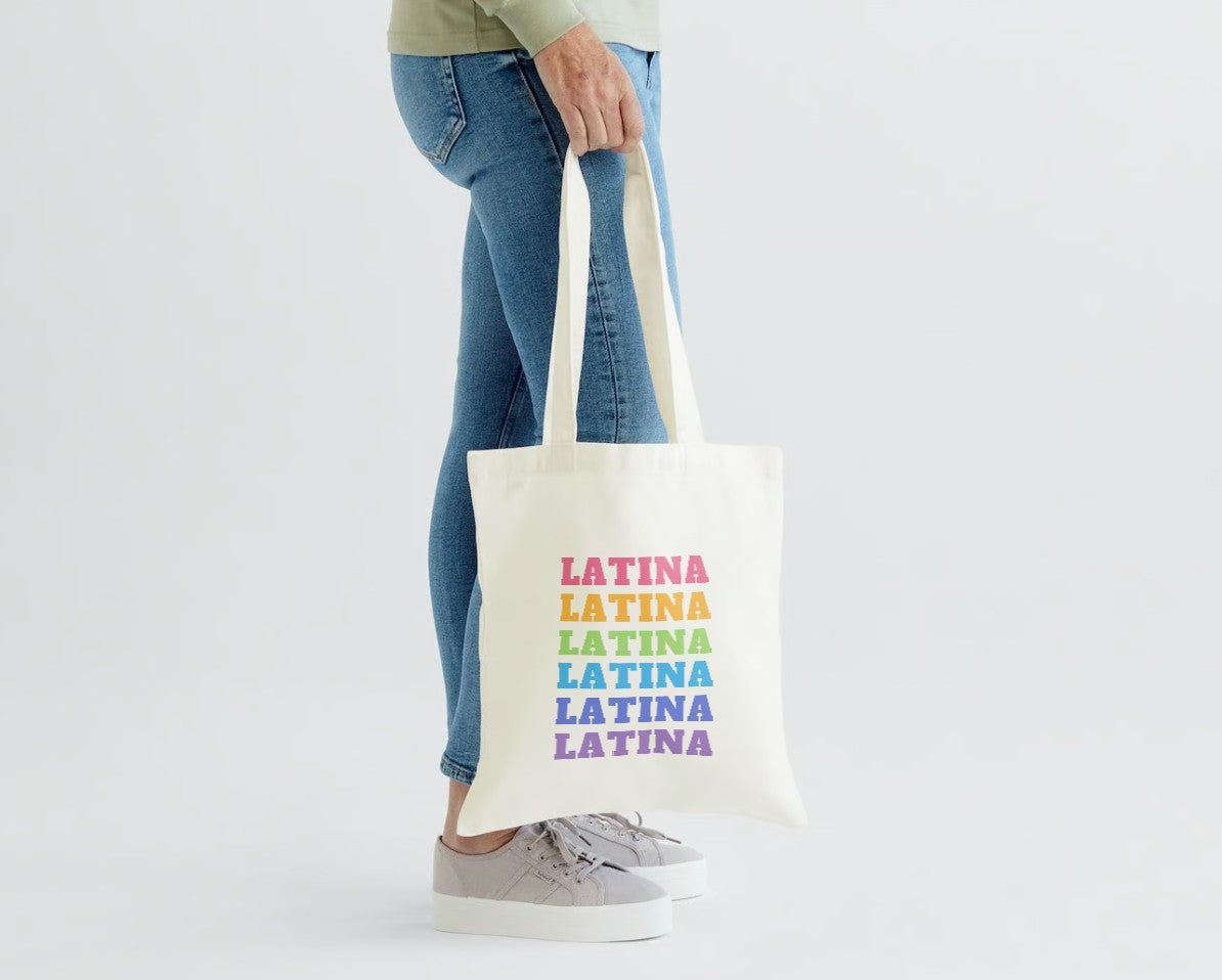 Latina Double-sided Tote Bag 15"W x 16"H