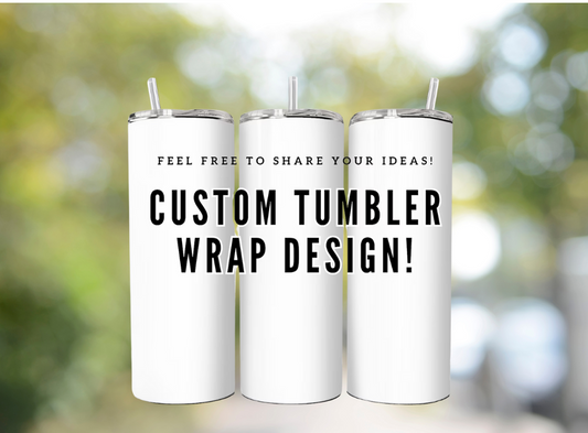 Personalized 20oz Tumbler | Add Names or design | Custom Order Gift for Her | 20oz Tumbler with Lid and Straw