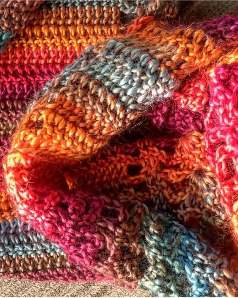 Handmade Crochet Scarf || Fall Colors || Premium Material