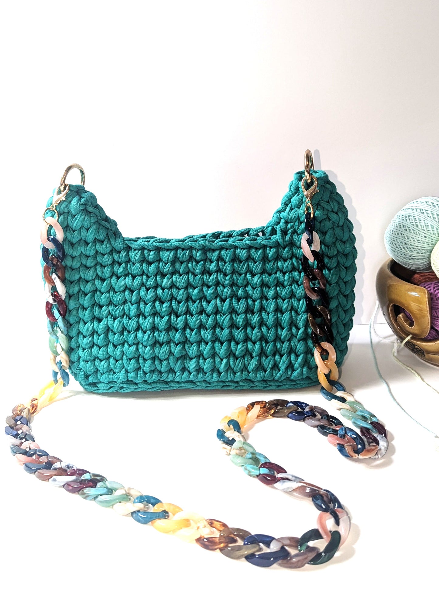 Handmade crochet bag