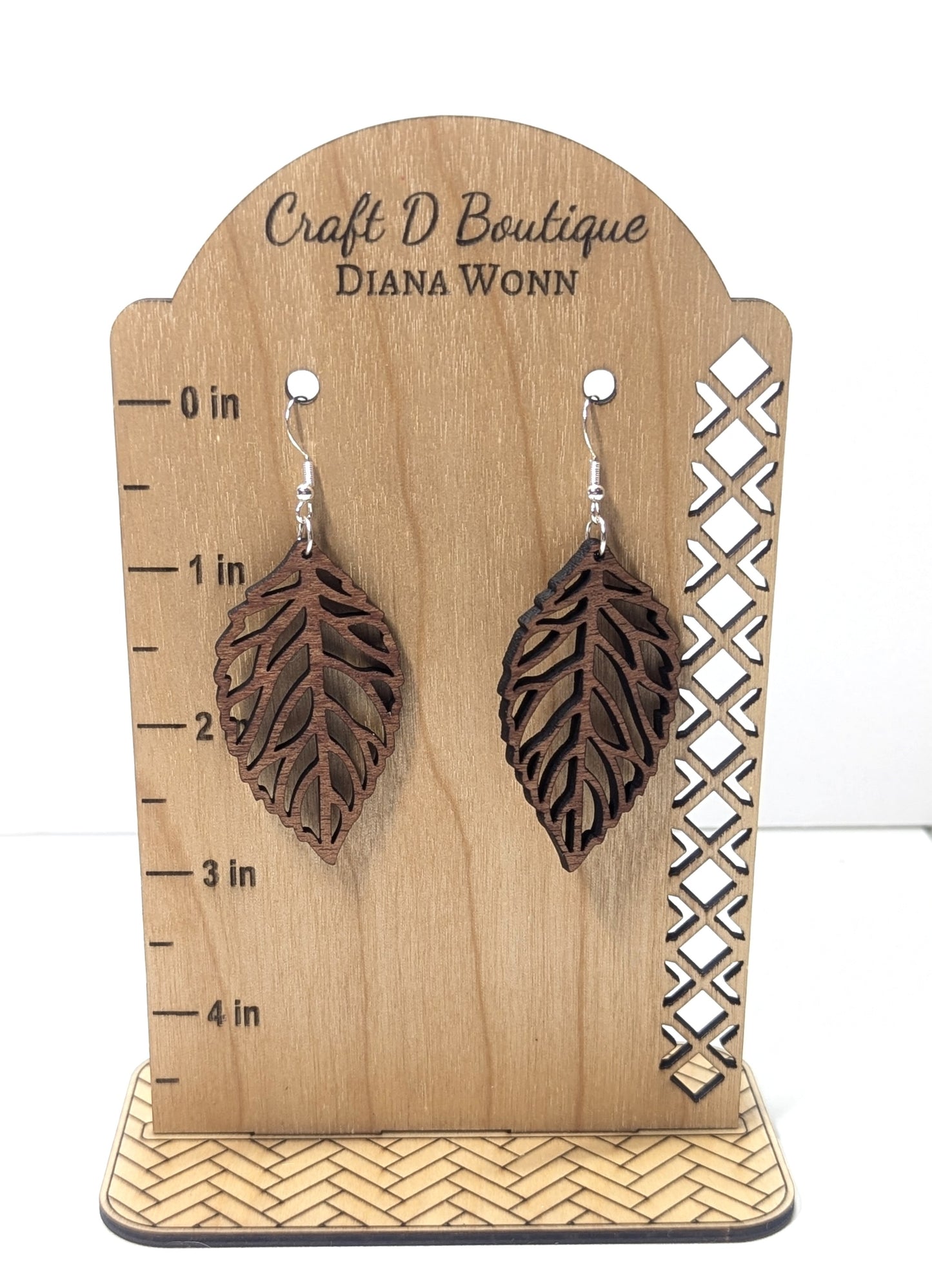 Handmade Wooden Earrings – Laser Cut, Hand-Painted & Lightweight!