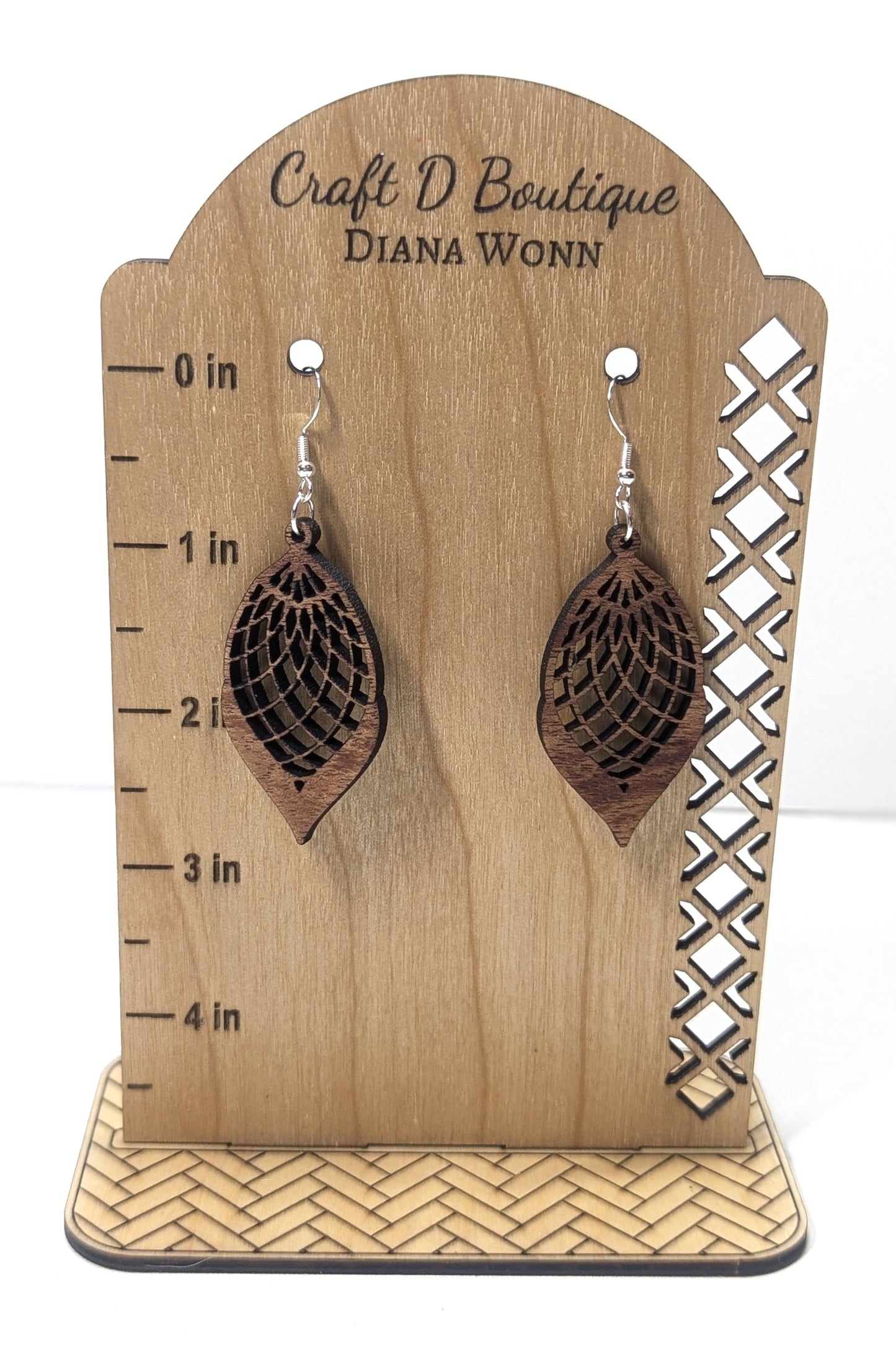 Handmade Wooden Earrings – Laser Cut, Hand-Painted & Lightweight!