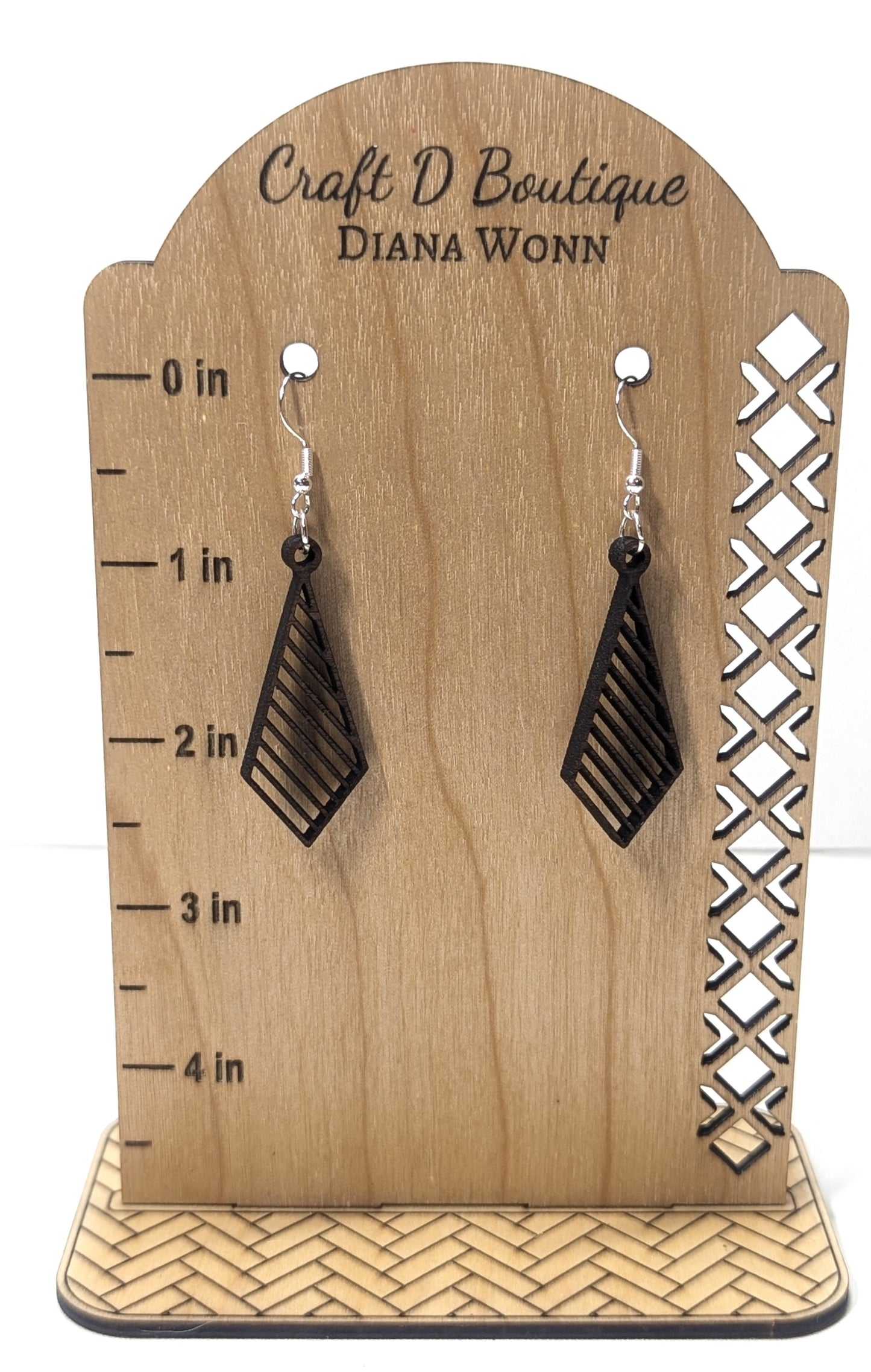 Handmade Wooden Earrings – Laser Cut, Hand-Painted & Lightweight!