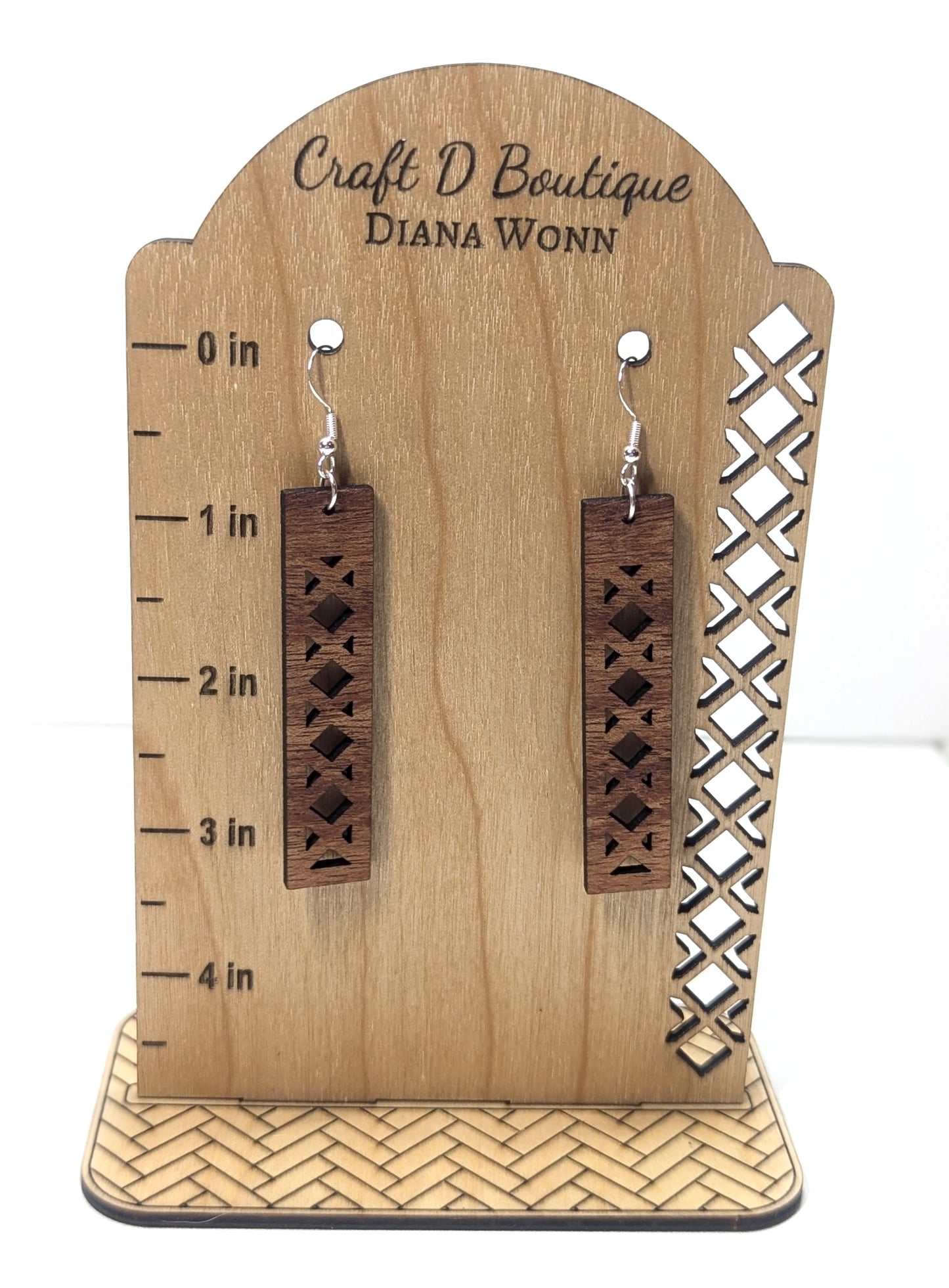 Handmade Wooden Earrings – Laser Cut, Hand-Painted & Lightweight!