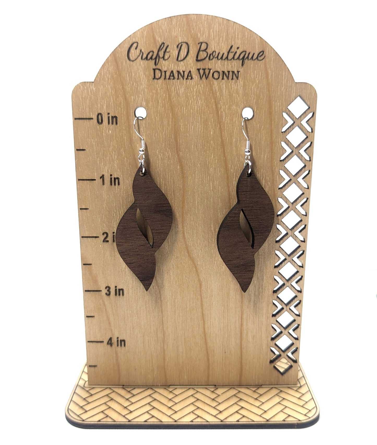 Handmade Wooden Earrings – Laser Cut, Hand-Painted & Lightweight!