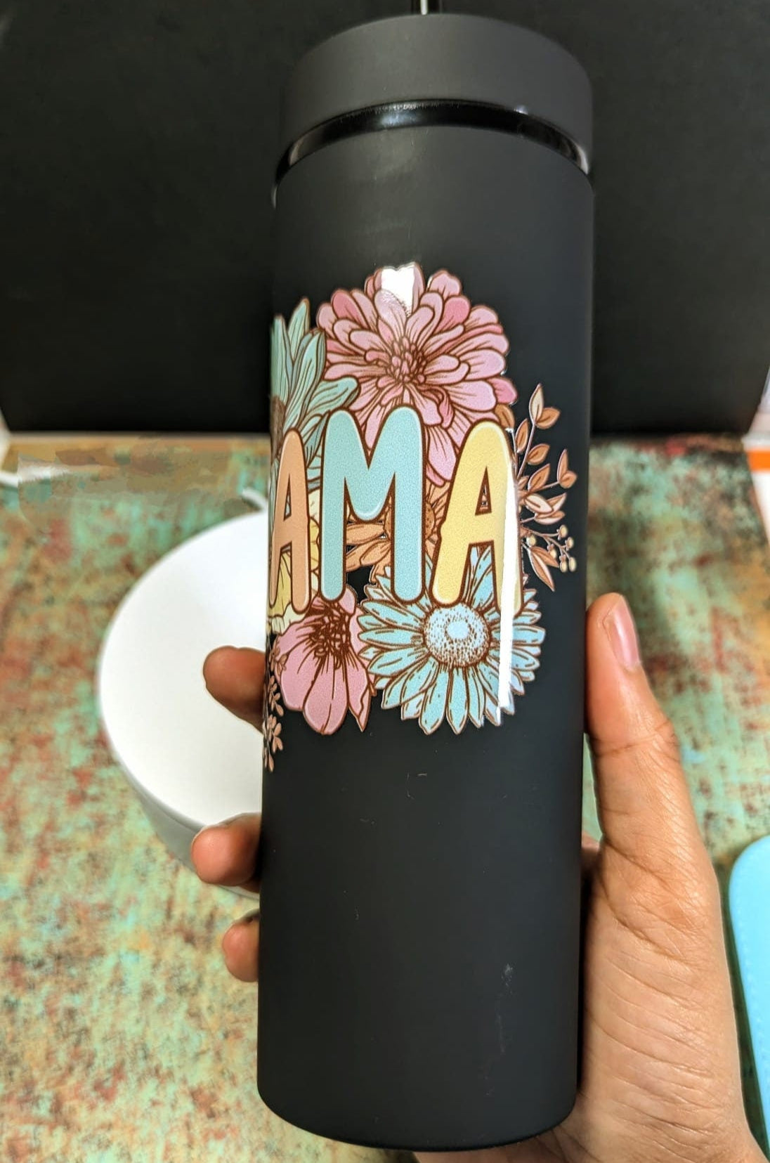 Mama Skinny Tumblers  | 16oz | Colored Acrylic Matte | Plastic Cups  | To-Go Travel | Gift Idea