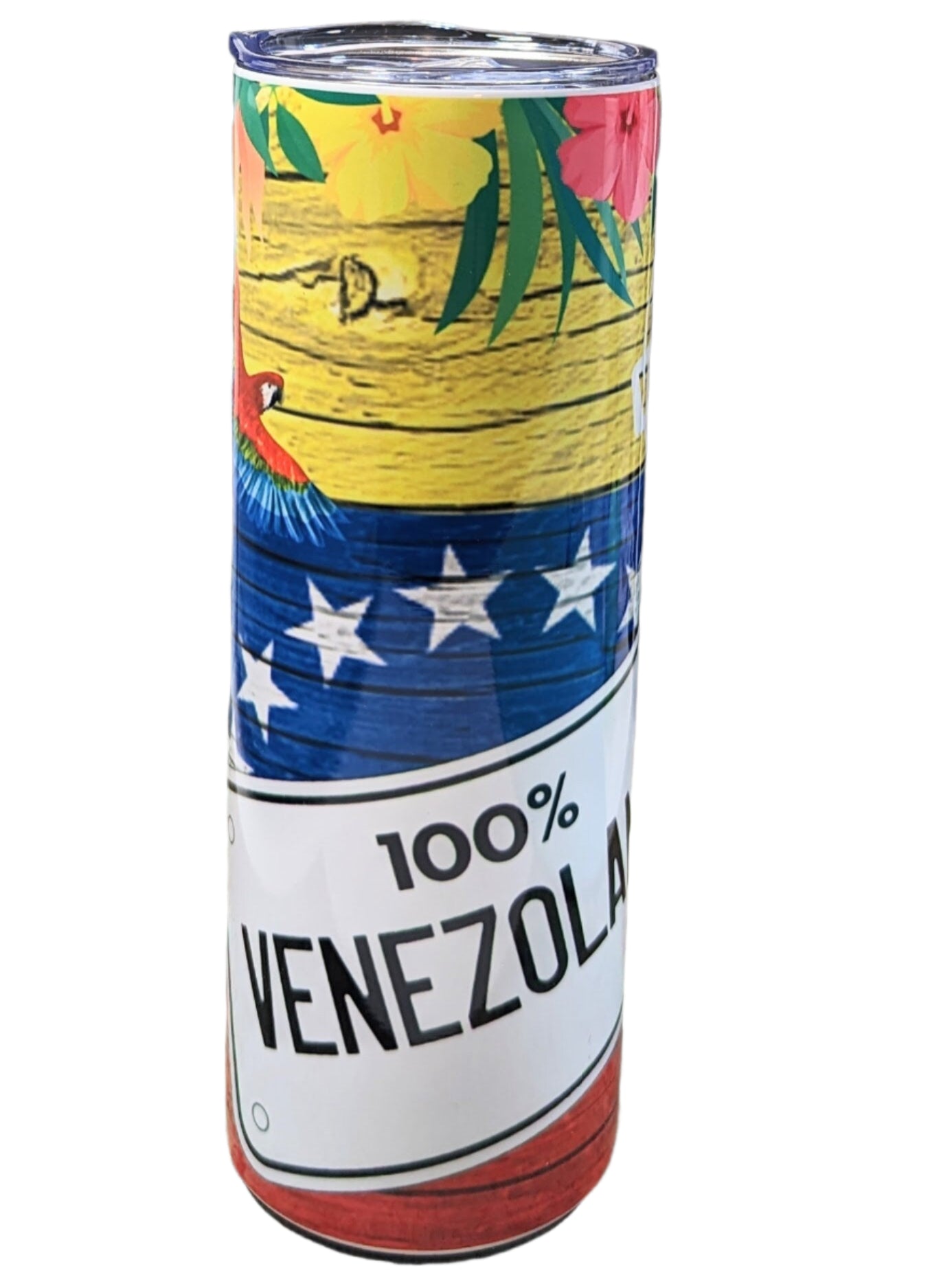 Tumbler 20oz Venezuelan Flag | Skinny Tumbler | 100% VENEZOLANO - VENEZOLANA Skinny Tumbler |