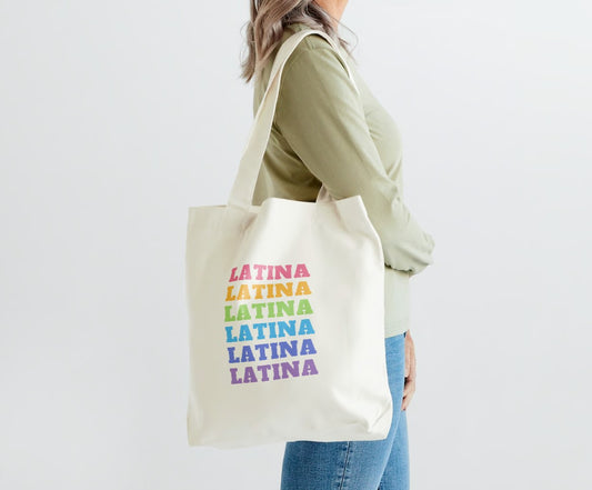 Latina Double-sided Tote Bag 15"W x 16"H